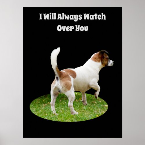 Fox Terrier on Guard Duty Poster