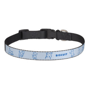 Fox Terrier Personalized Dog Name Collar