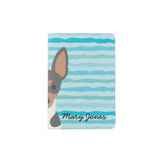 Fox Terrier Personalized Passport Holder