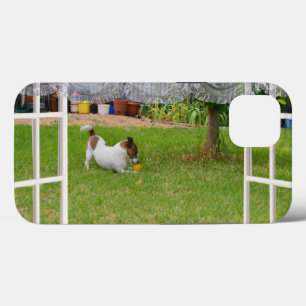 Fox Terrier Play Ball, iPhone 13 Case