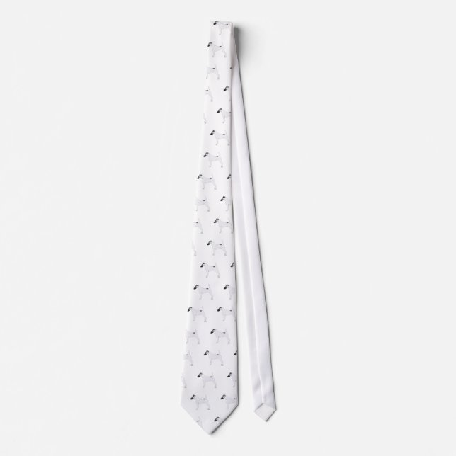 Fox Terrier Smooth Neck Tie (Front)