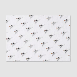 Fox Terrier standing proud Tissue Paper