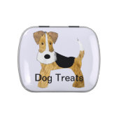 Fox Terrier Treat Tin (Top)
