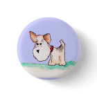Fox Terrier Watercolor CHANGE BACKGROUND COLOR