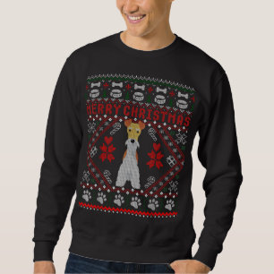 Fox Terrier Wire Dog Merry Christmas Ugly Sweater