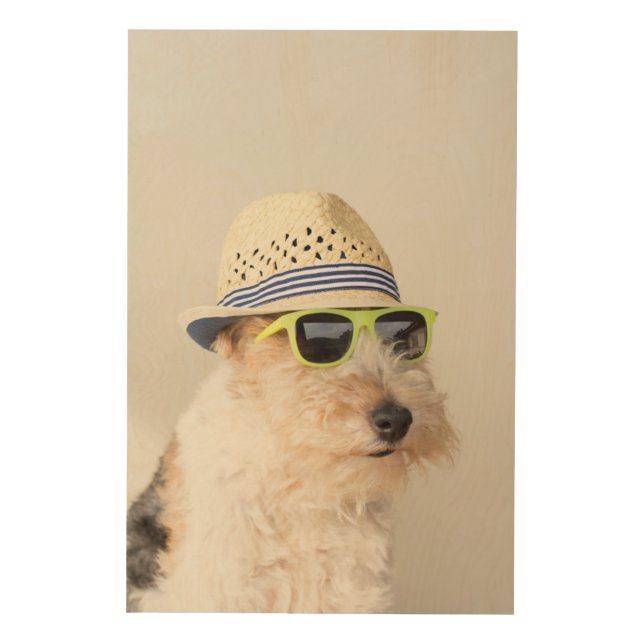 Fox Terrier Wood Wall Art (Front)