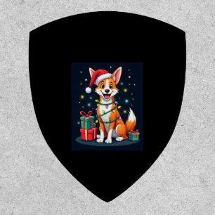 Fox Terrier Xmas Lighting Santa Fox Terrier Dog Ch Patch