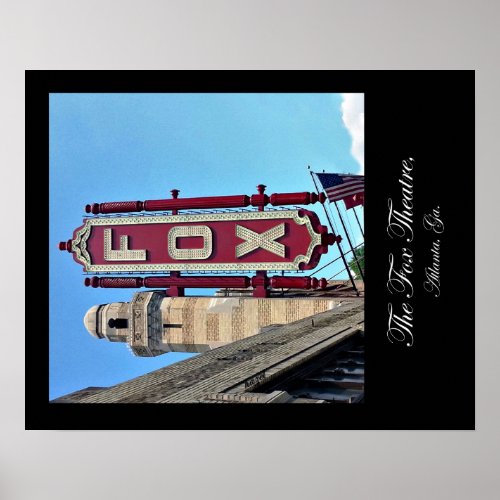 Fox Theater Atlanta GeorgiaPoster Landmark Poster