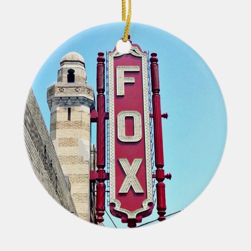 Fox Theatre Ornament Fox Theatre AtlantaAtlanta Ceramic Ornament