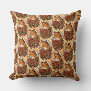 Fox Throw Pillow