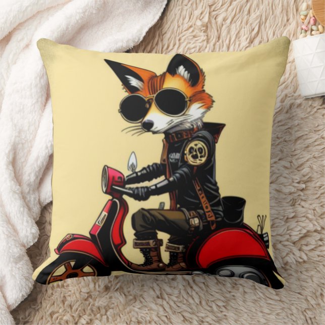 Fox Throw Pillow (Blanket)