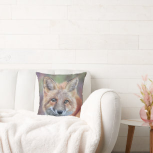 Fox Throw Pillow