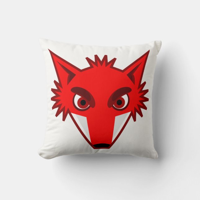 Fox Throw Pillow (Front)