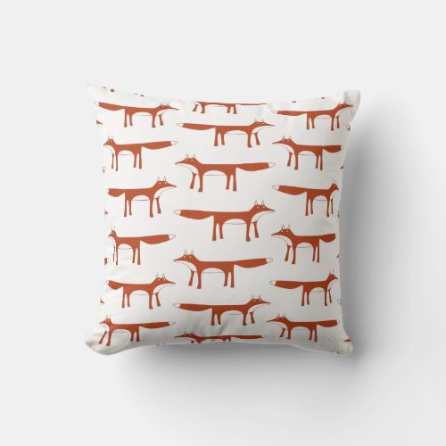 Fox Throw Pillow