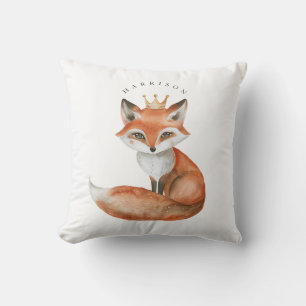 Fox Throw Pillow 16" x 16"