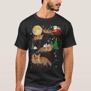 Fox Tree Christmas Sweater Xmas Pet Animal Lover G