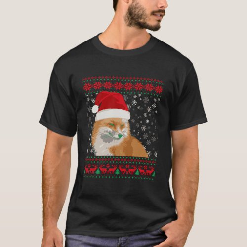 Fox Ugly Christmas Sweater Lover Gift