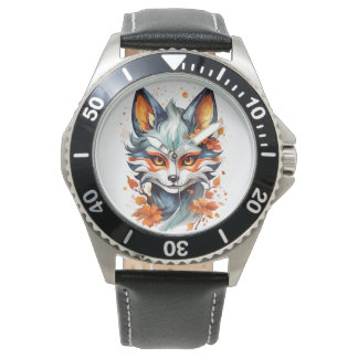 Fox Vibes: Timeless Autumn Art  Watch