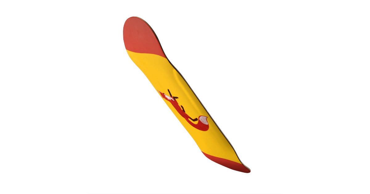 Fox Vintage Design Skateboard Zazzle