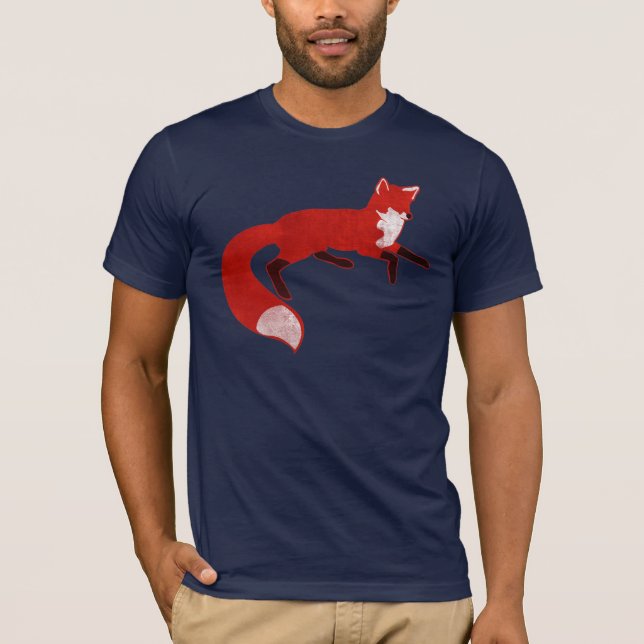 Fox Vintage Design T-Shirt (Front)