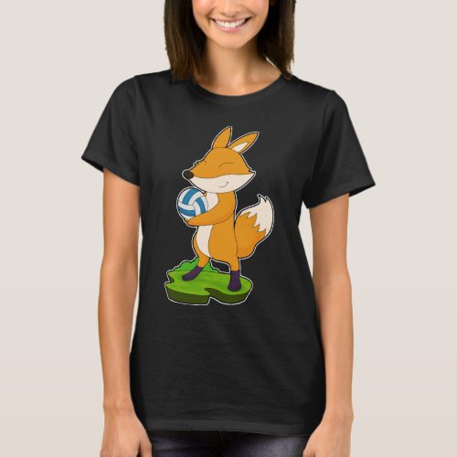 Fox Volleyball player Volleyball Sports T_Shirt