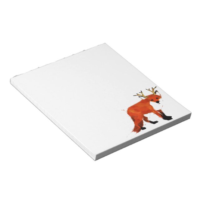 Fox Watercolour Notepad (Angled)