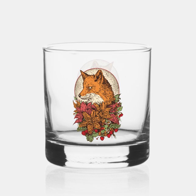 Fox Whiskey Glass (Front)