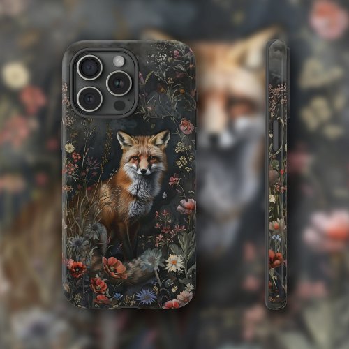 Fox  Wildflowers  iPhone 15 Pro Max Case