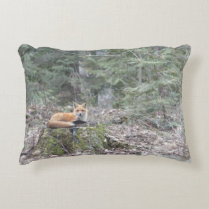 Fox Wildlife Decorator Accent Pillow