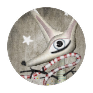 Fox Winter Scarf - Rupydetequila Art Cutting Board