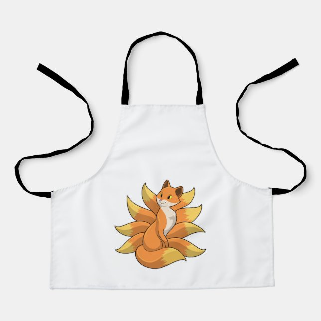 Fox with 9 Fox tails Apron (Front)