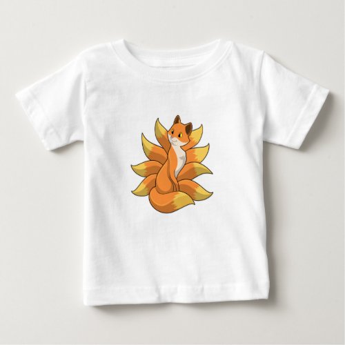 Fox with 9 Fox tails Baby T_Shirt