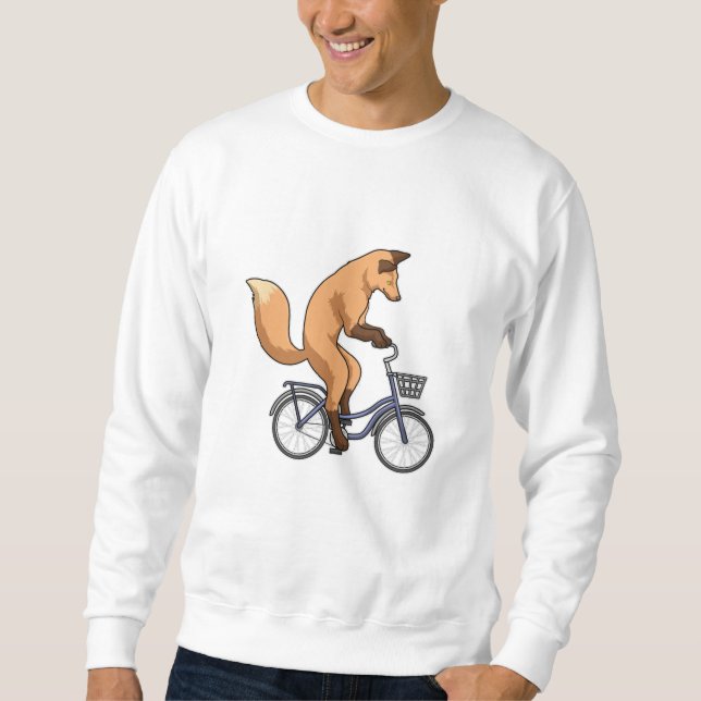 Fox with Bicycle Sweatshirt (Front)