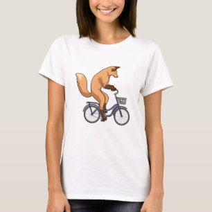Fox with Bicycle T-Shirt