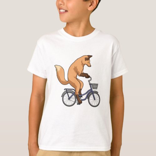Fox with Bicycle T_Shirt