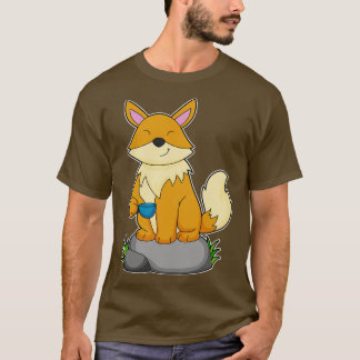 Fox with Coffee cup 1 T-Shirt