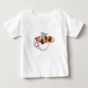 Fox with Coffee Cup Baby T-Shirt