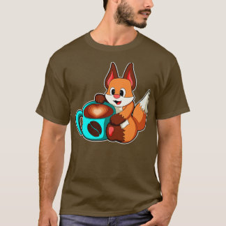 Fox with Cup of Coffee 1 T-Shirt