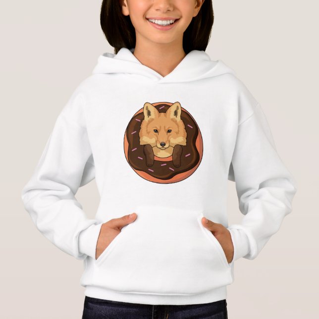 Fox with Donut Hoodie (Front)