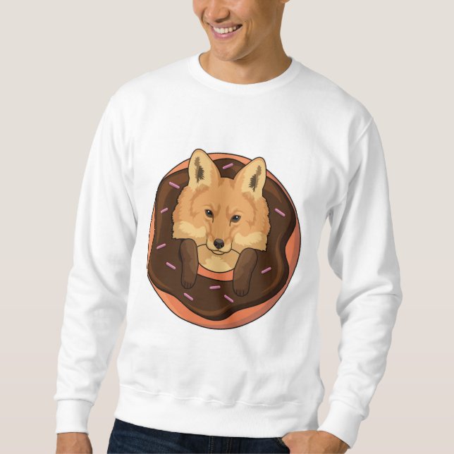 Fox with Donut Sweatshirt (Front)