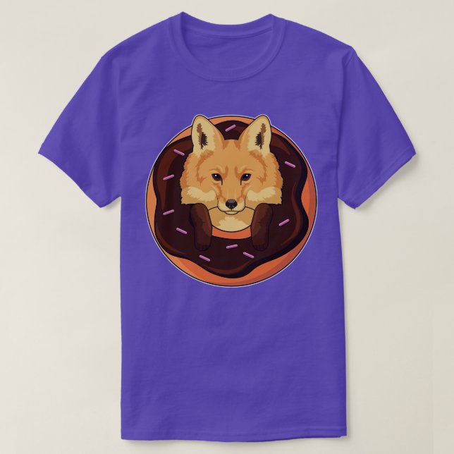 Fox with Donut T-Shirt (Design Front)