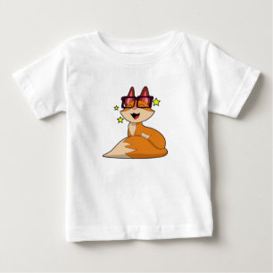 Fox with Glasses Baby T-Shirt