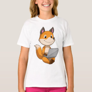 Fox with Laptop T-Shirt