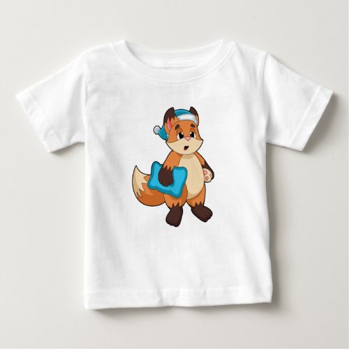 Fox with Nightcap Baby T_Shirt