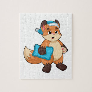 Fox with Nightcap Jigsaw Puzzle