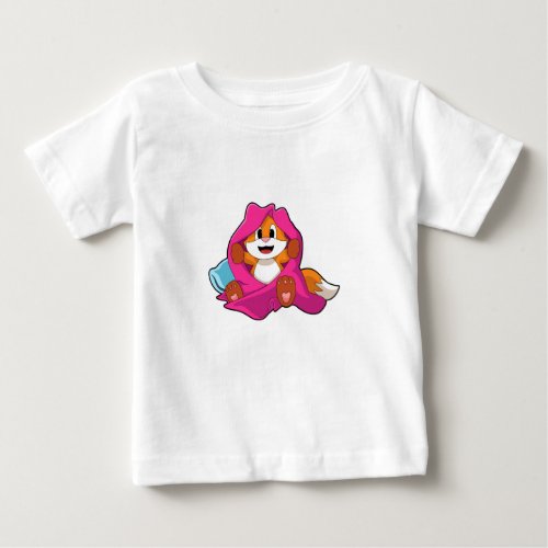 Fox with Pillow and Blanket Baby T_Shirt