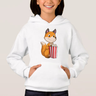 Fox with Popcorn Hoodie
