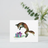 fox with present (Standing Front)