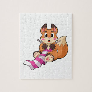 Fox with Scarf Jigsaw Puzzle