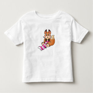 Fox with Scarf Toddler T-shirt